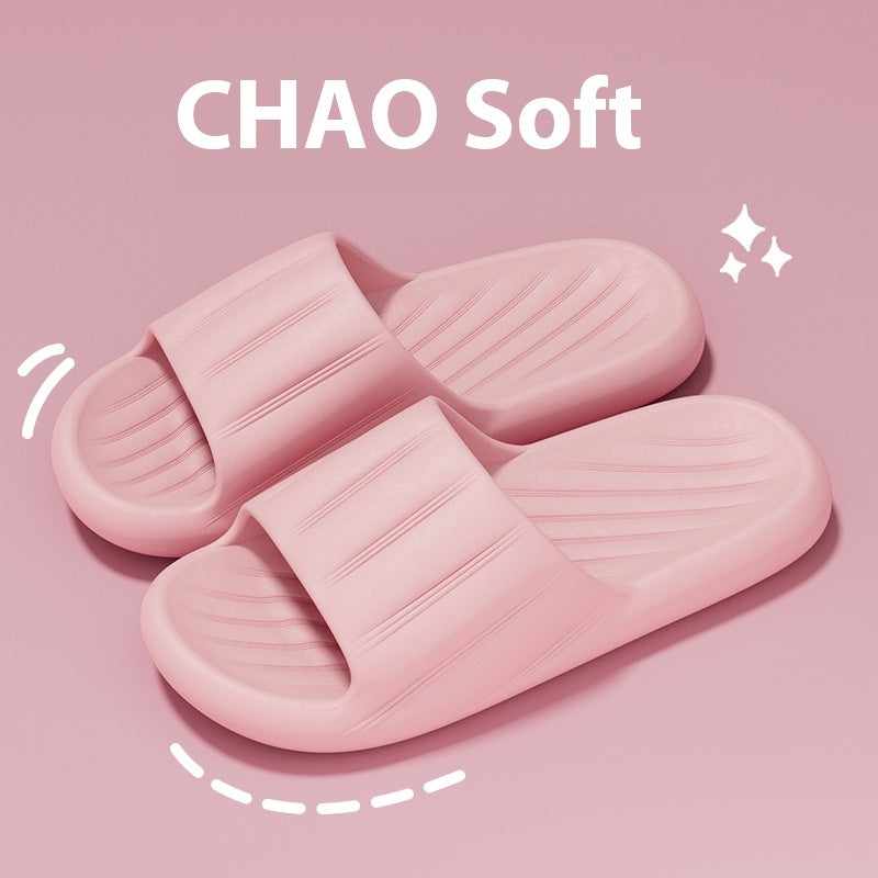 Striped Home Slippers