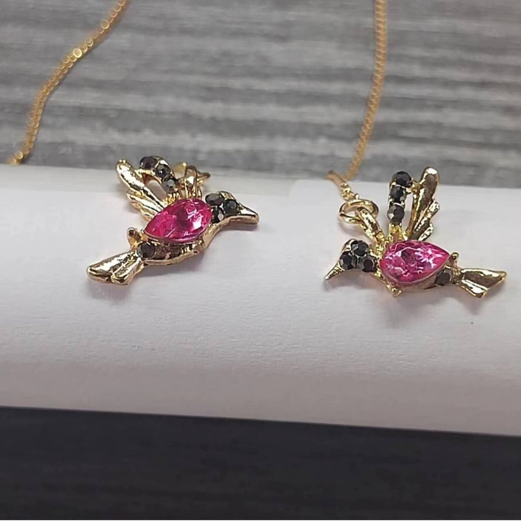 Zircon Bird Wing Drop Earrings – Elegant Animal-Inspired Jewelry