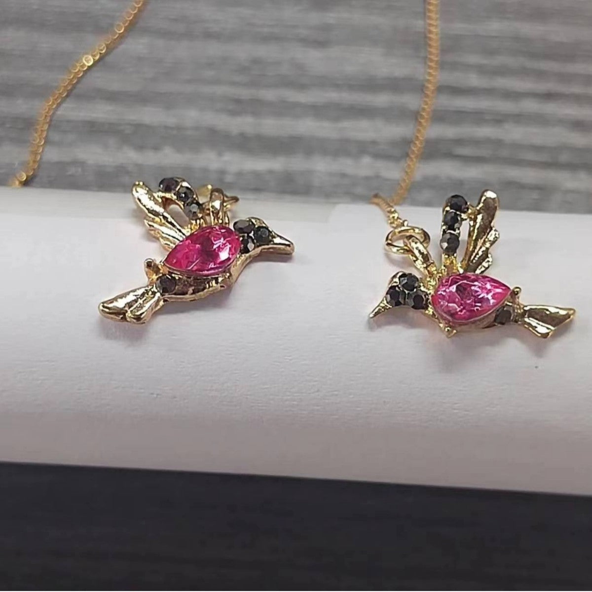 Zircon Bird Wing Drop Earrings – Elegant Animal-Inspired Jewelry