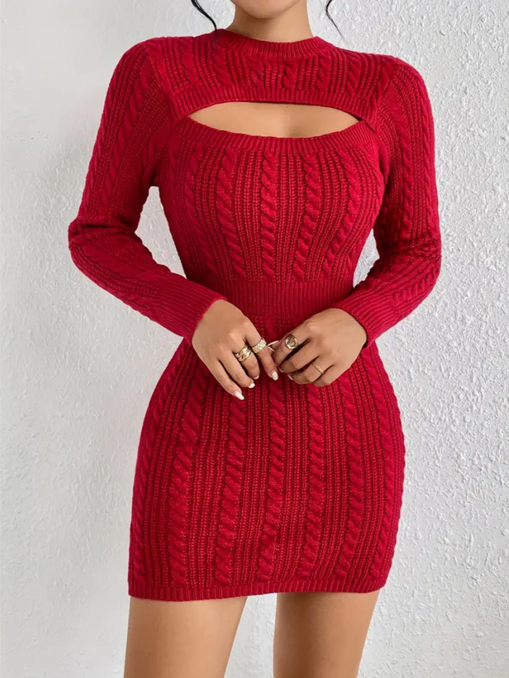 Twist Knit Pullover Sweater – Women’s Long Sleeve