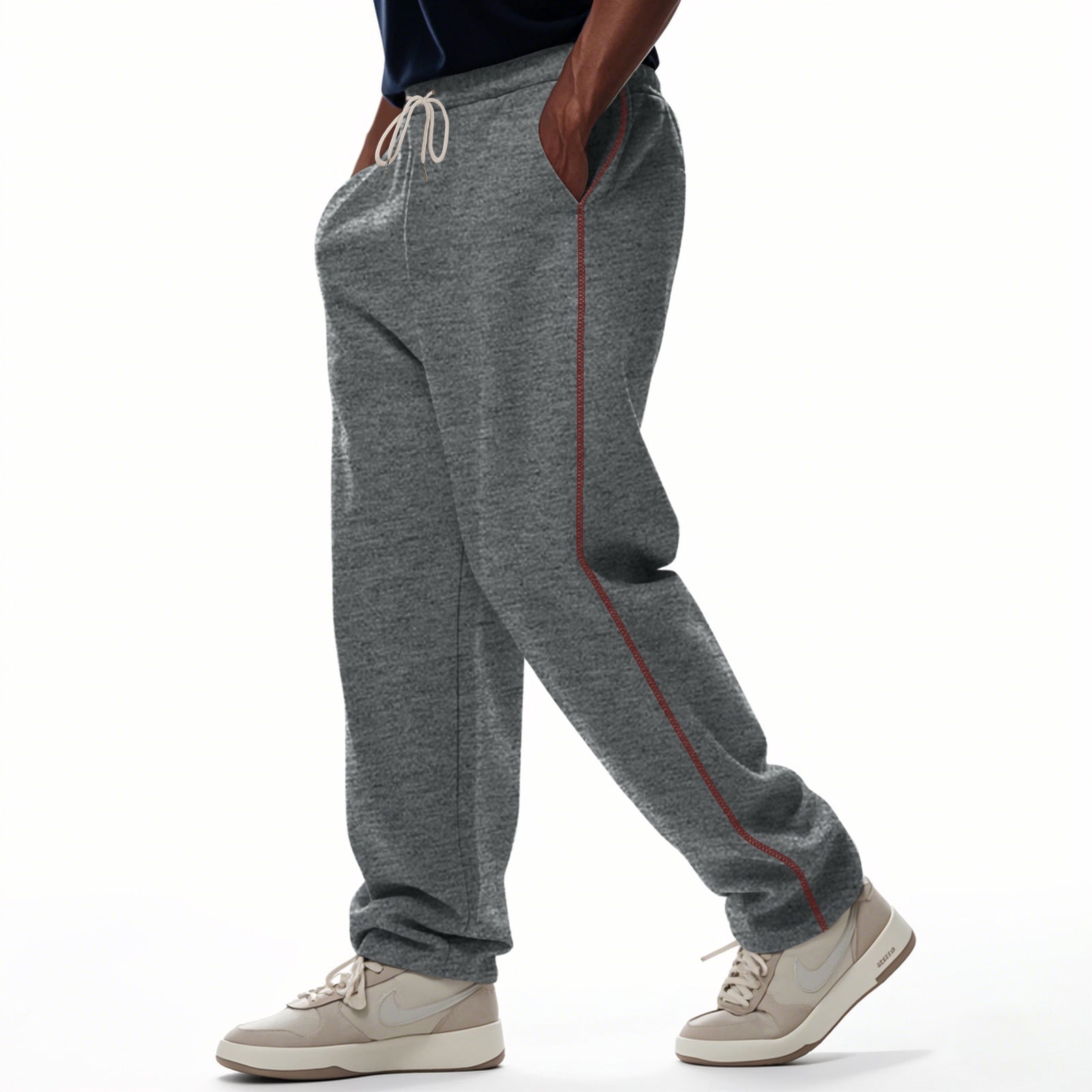 Wear-Resistant Heavy Terry Loose Sweatpants