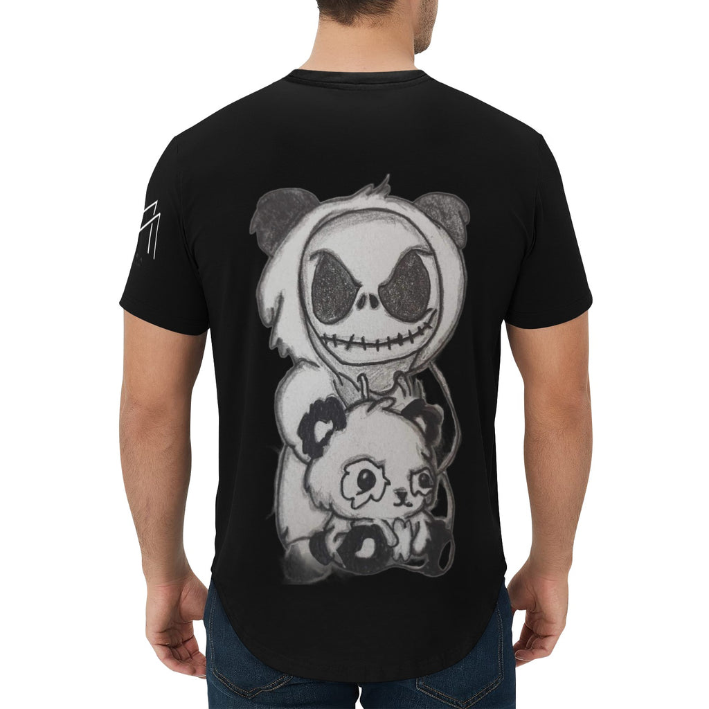 Panda Jack Black Tee