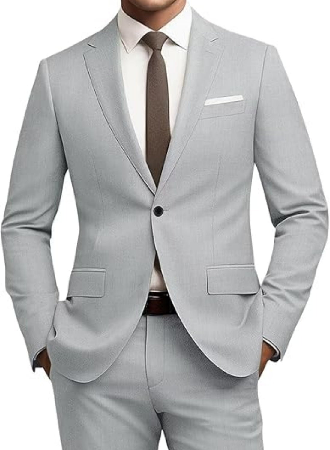 SharpLine Slim Fit 2-Piece Suit