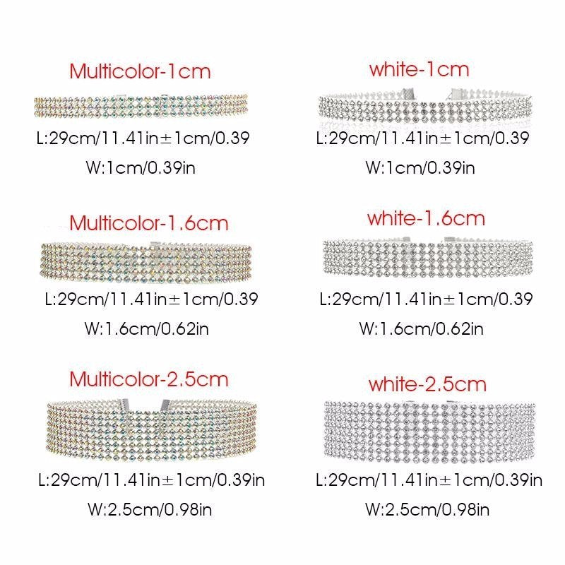 Full Crystal Rhinestone Choker