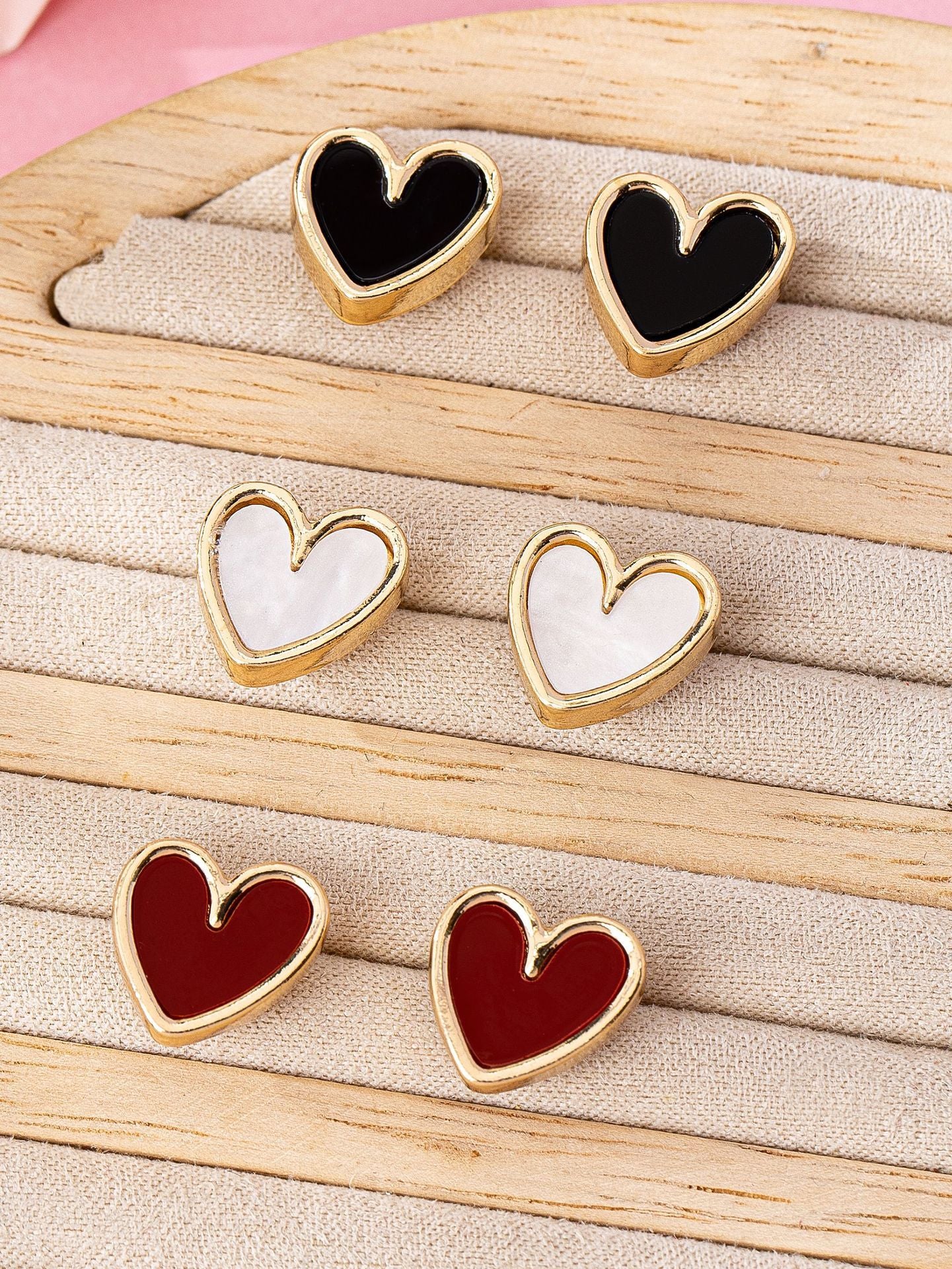 Heart Shape Earrings Set – Fashion OL Style