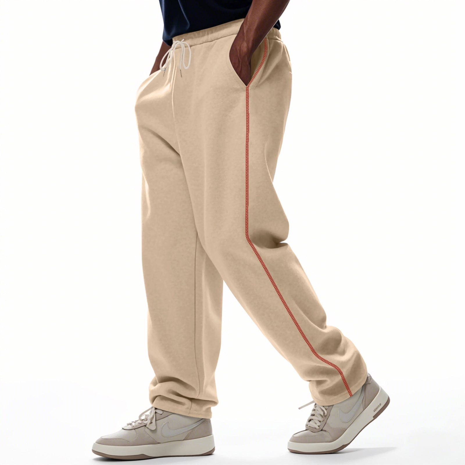 Wear-Resistant Heavy Terry Loose Sweatpants