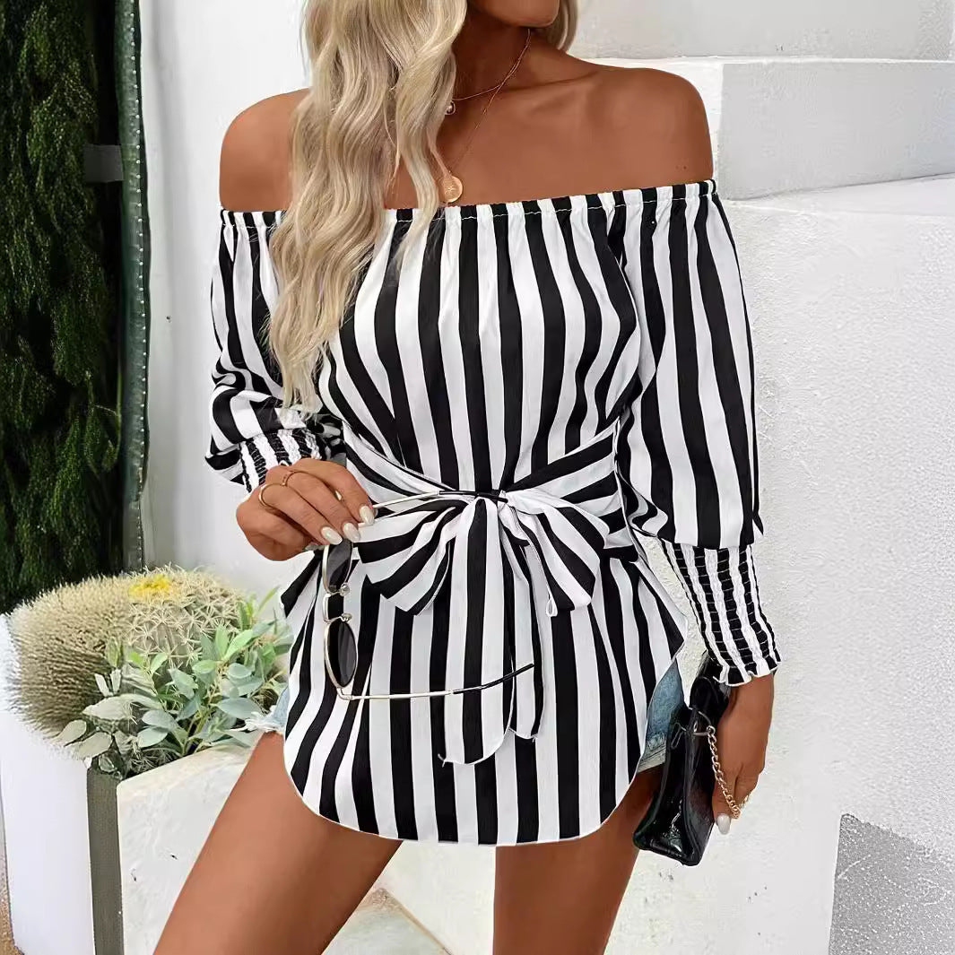 Lustra White Elegance Print Blouse
