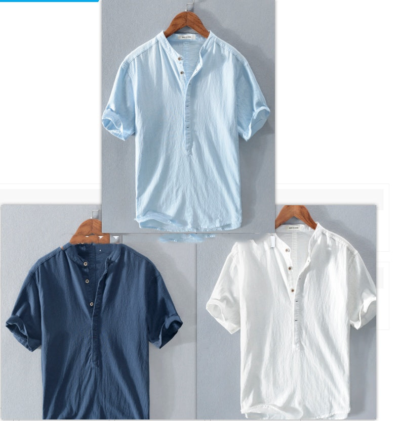 Japanese Ice Silk Short Sleeve T-shirt