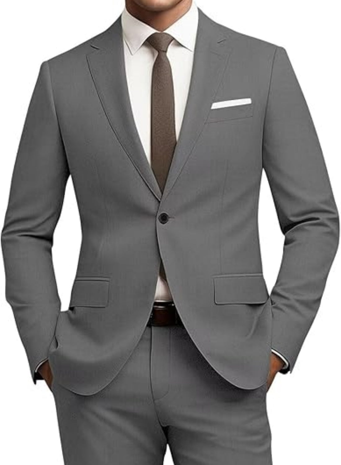 SharpLine Slim Fit 2-Piece Suit