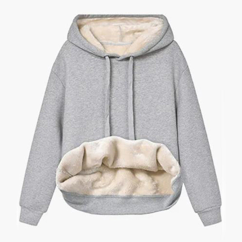 Winter Warm Lamb Fleece Hoodie