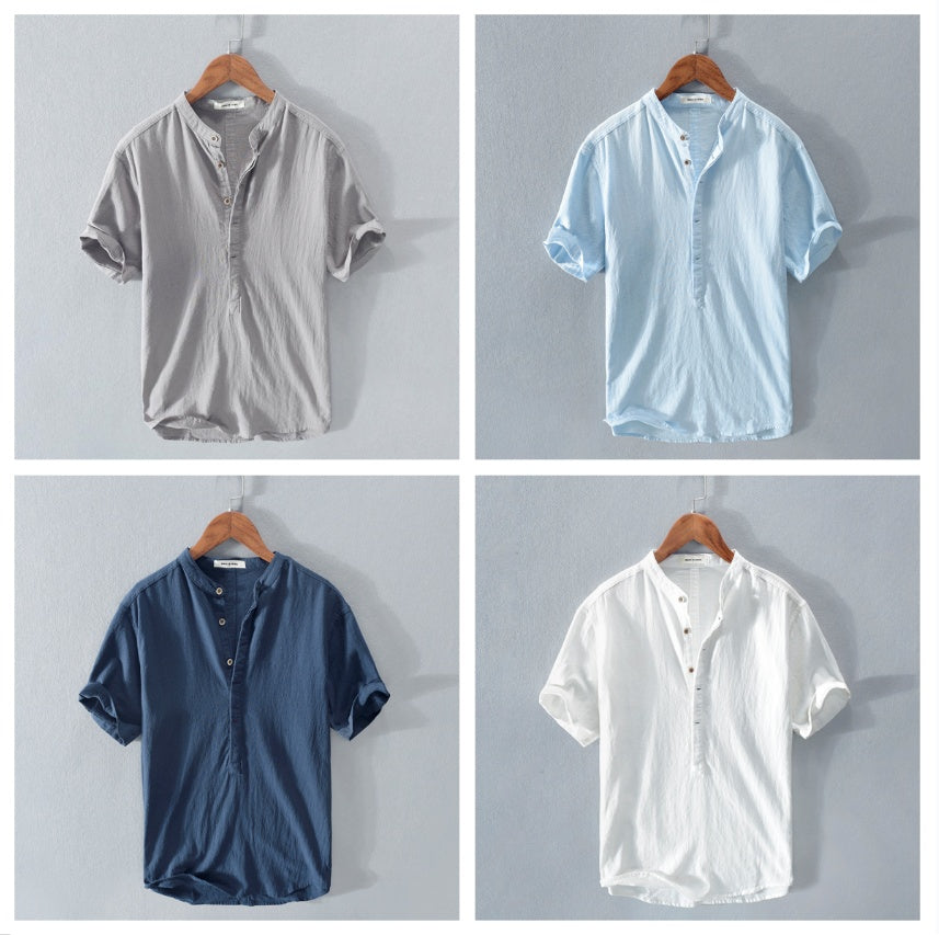 Japanese Ice Silk Short Sleeve T-shirt