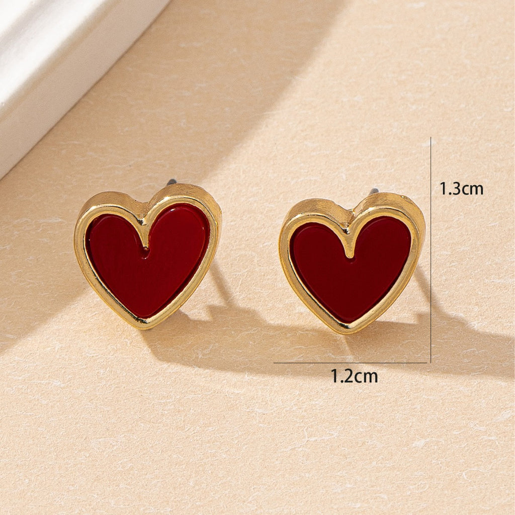 Heart Shape Earrings Set – Fashion OL Style