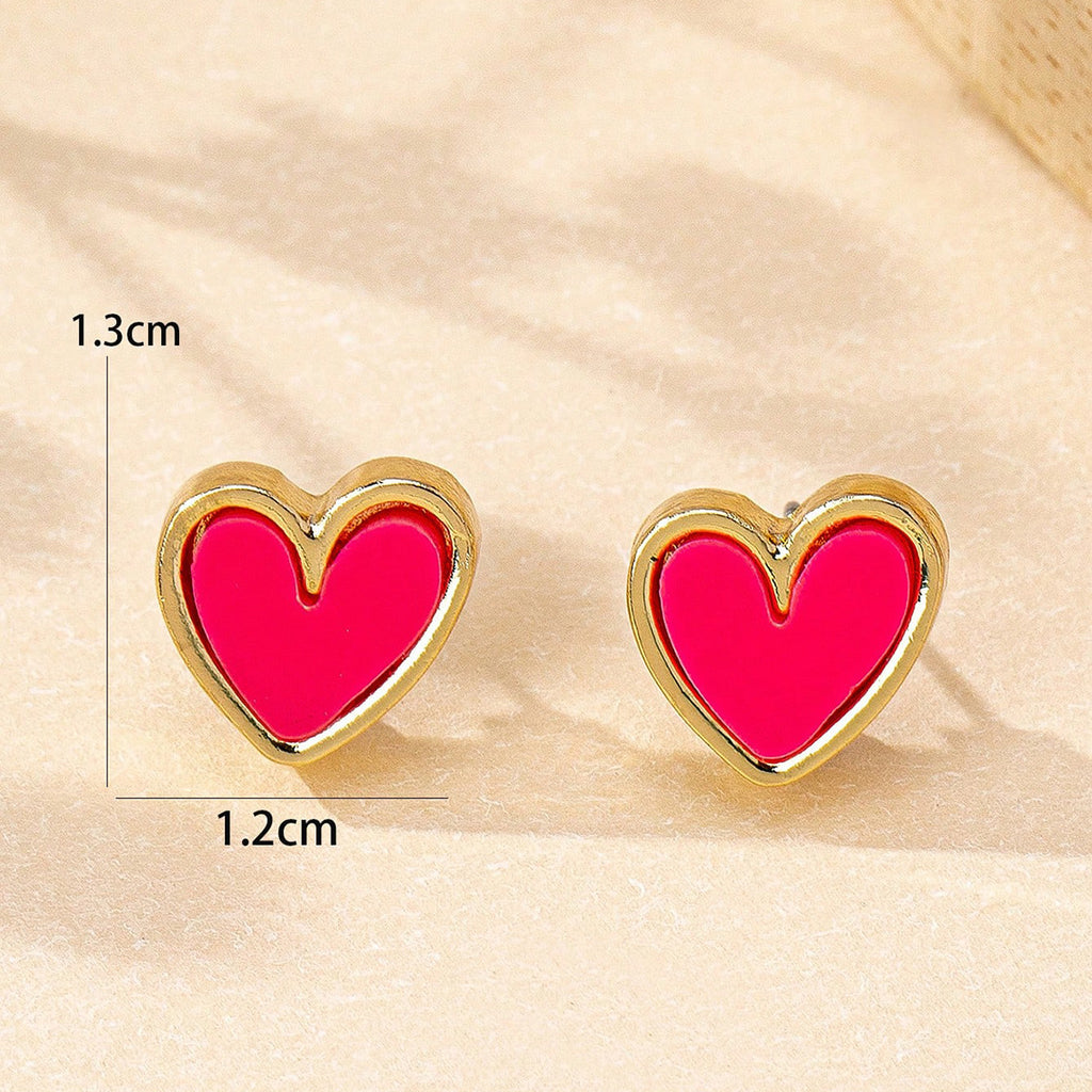 Heart Shape Earrings Set – Fashion OL Style
