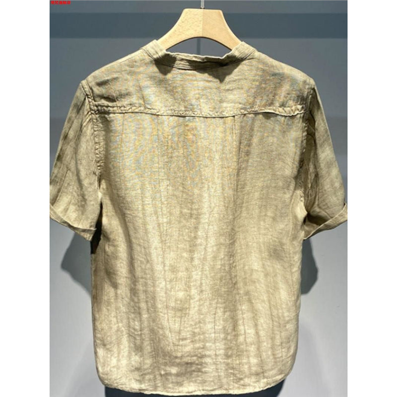 Japanese Retro Linen Shirt