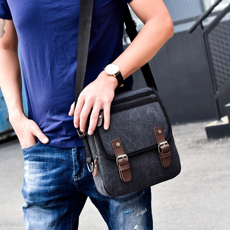 UrbanEase Canvas Crossbody Bag