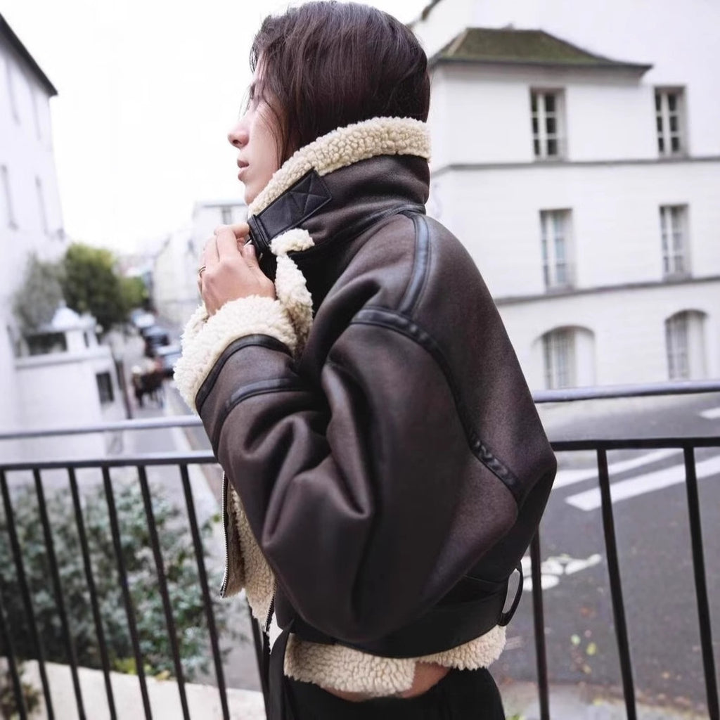 Thickened Faux Fur Short Jacket