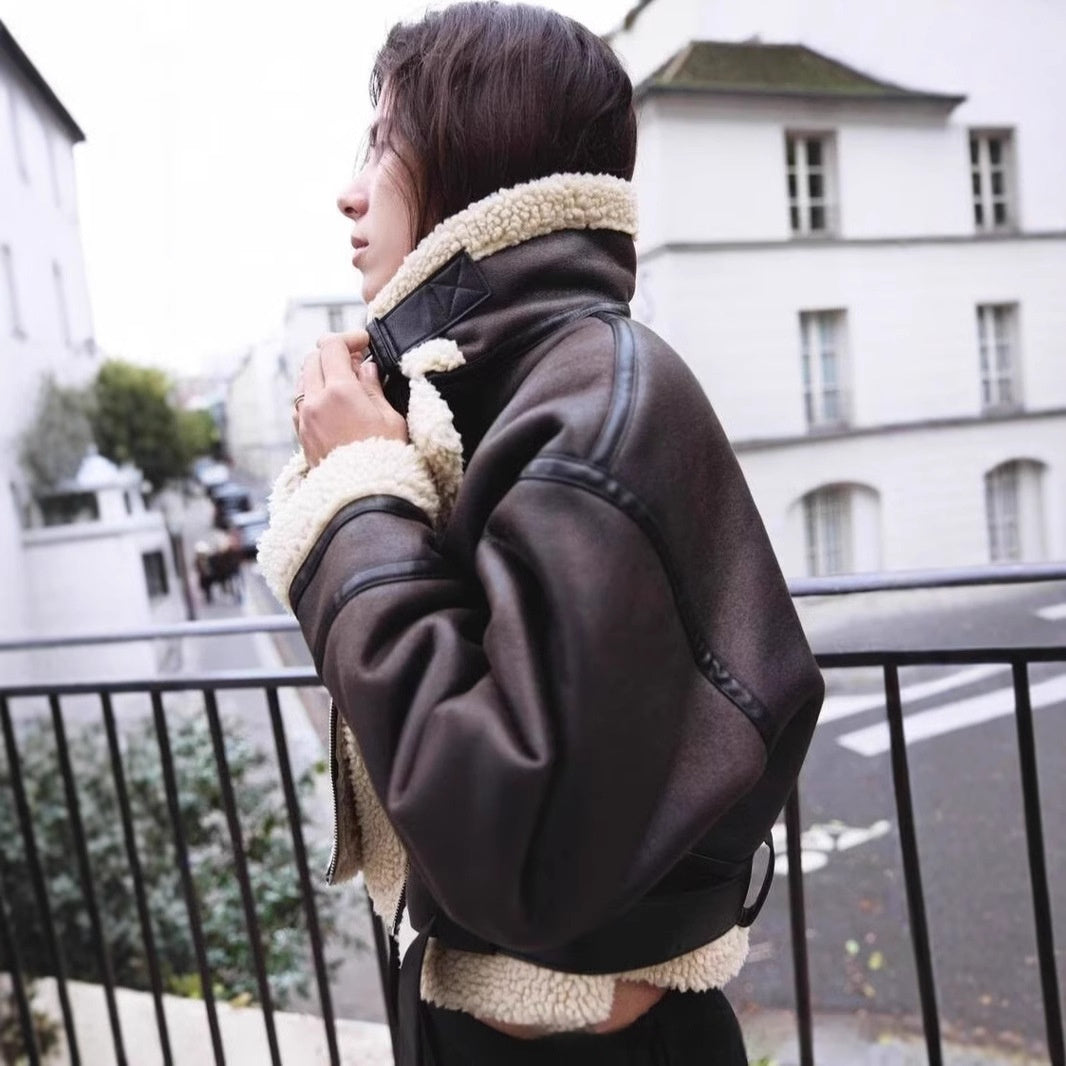 Thickened Faux Fur Short Jacket