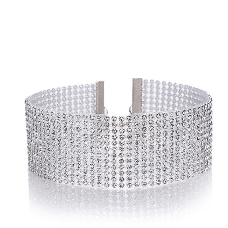 Full Crystal Rhinestone Choker