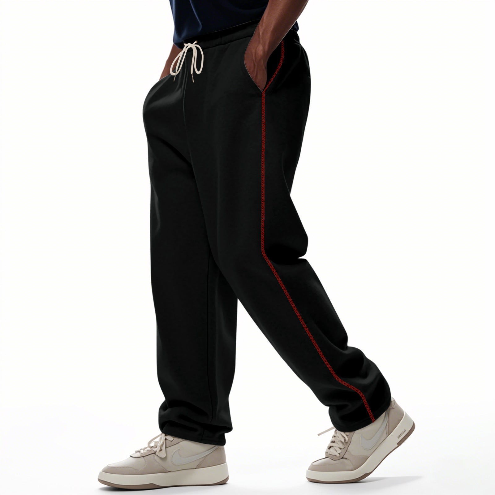 Wear-Resistant Heavy Terry Loose Sweatpants