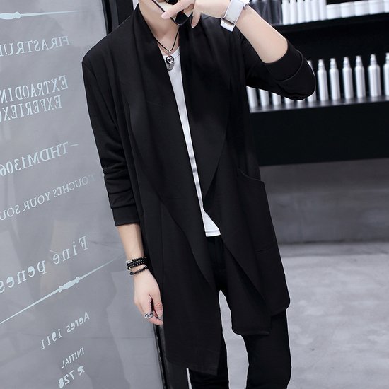 ShadowLayer Slim Cloak Coat