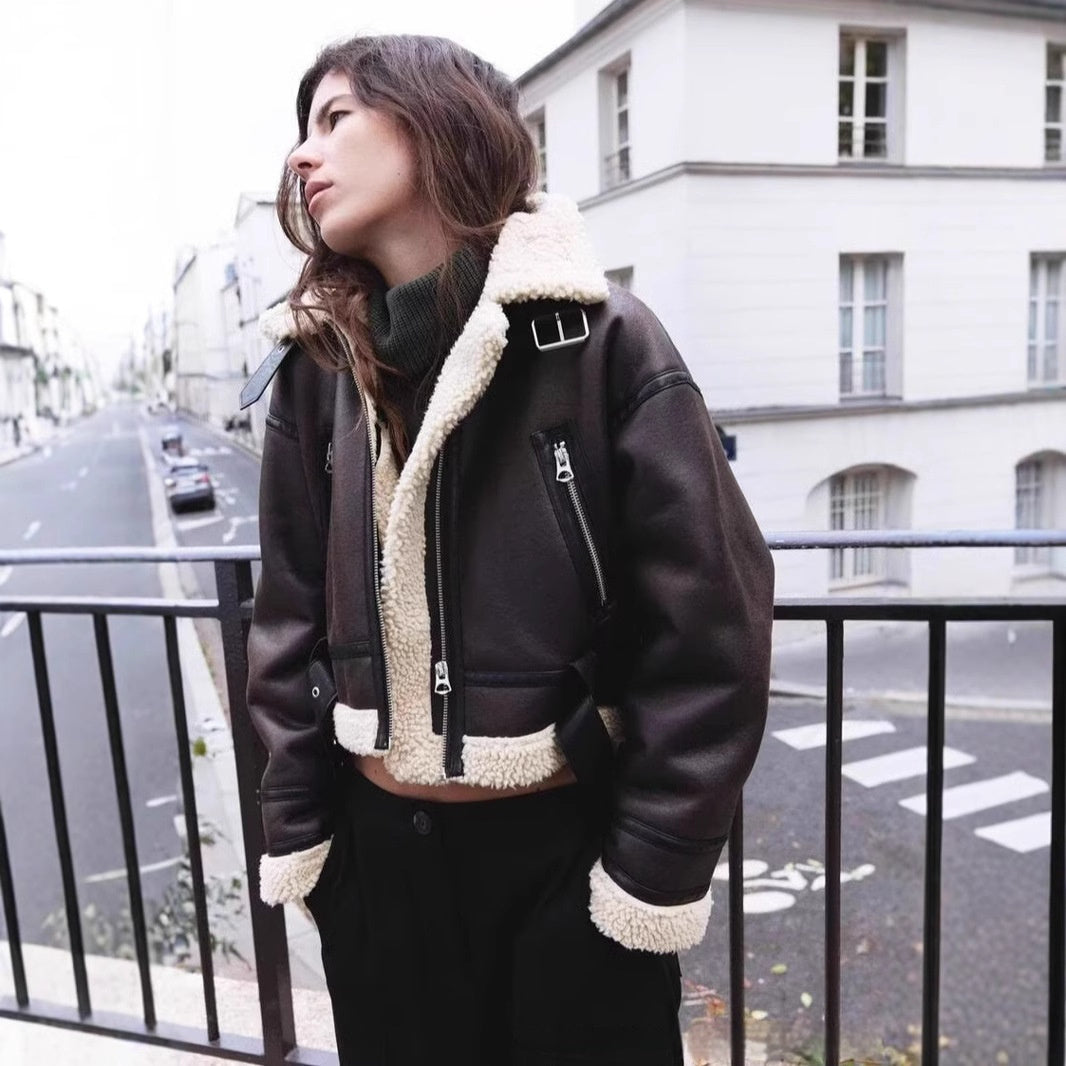 Thickened Faux Fur Short Jacket