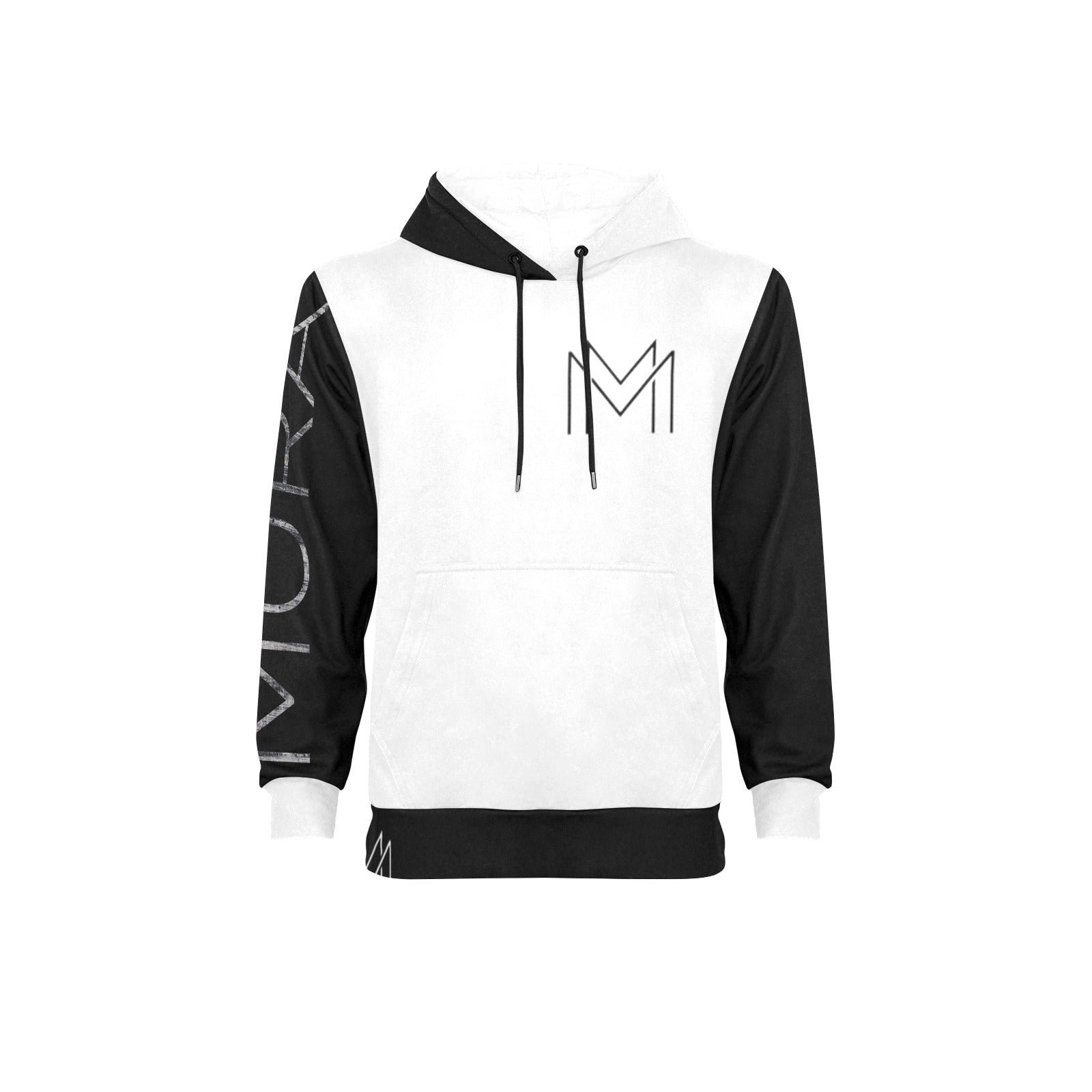 Panda Jack B&W Fleece Hoodie