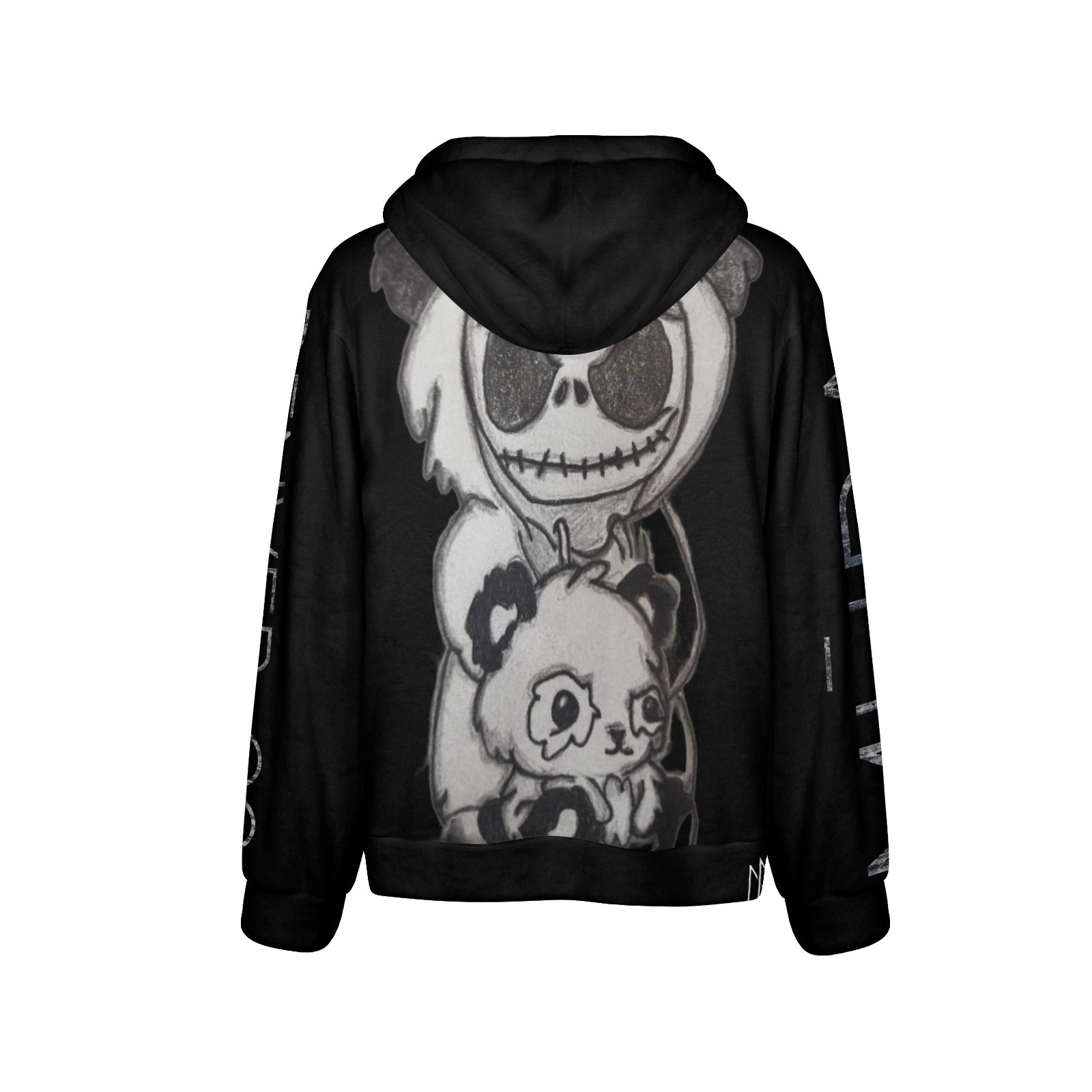 Panda Jack Flannel Hoodie