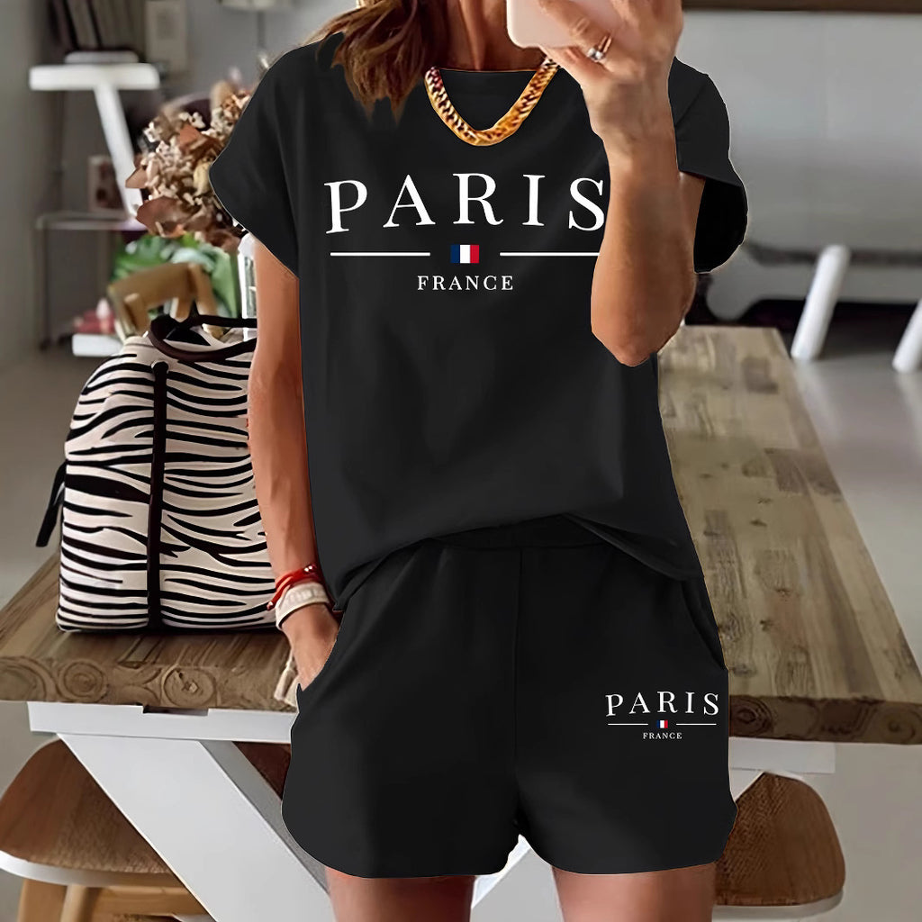 Paris Women’s Casual Quarter-Sleeve Top