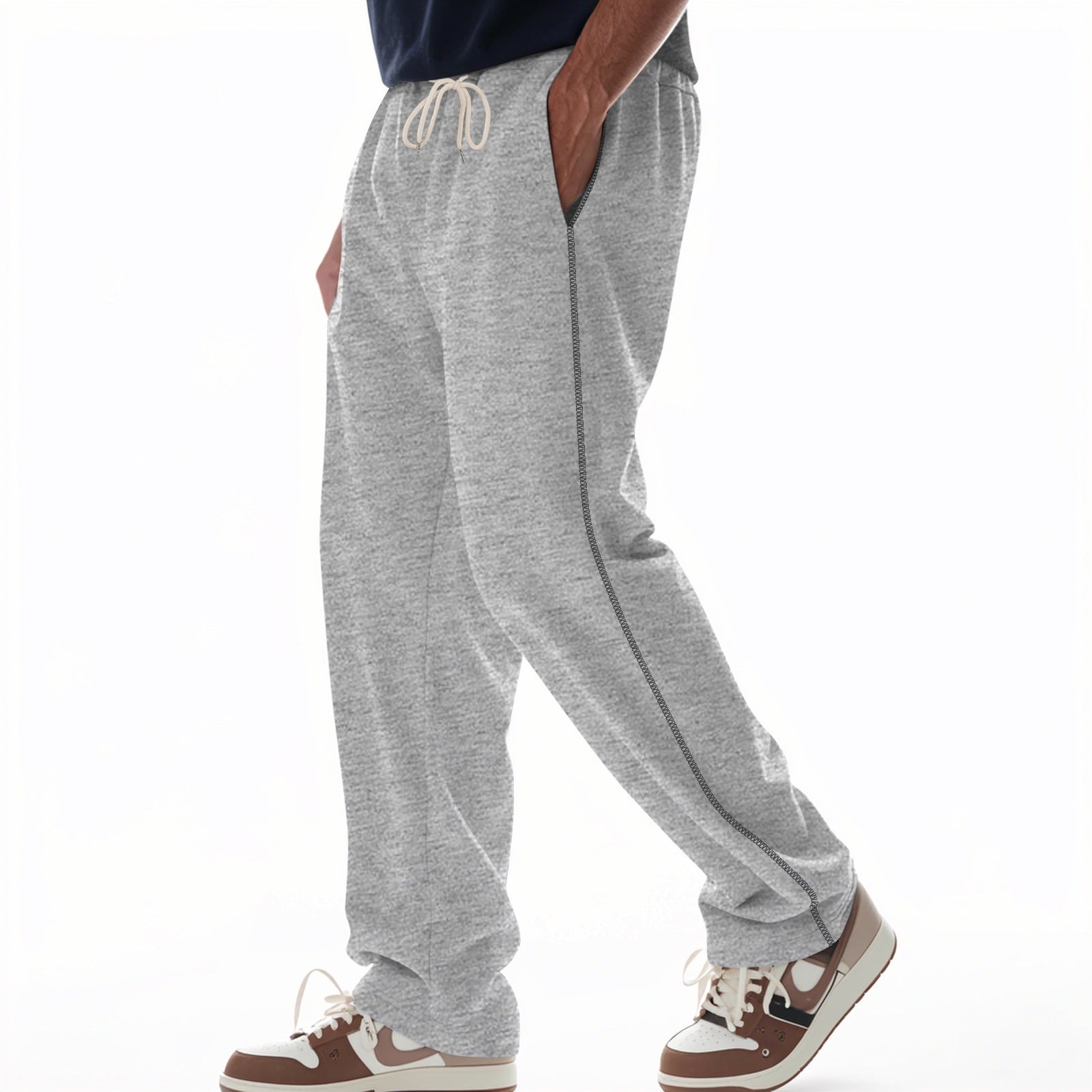 Wear-Resistant Heavy Terry Loose Sweatpants