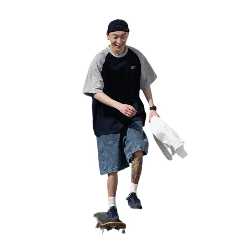 Men's Raglan Sleeve Bottoming Tee