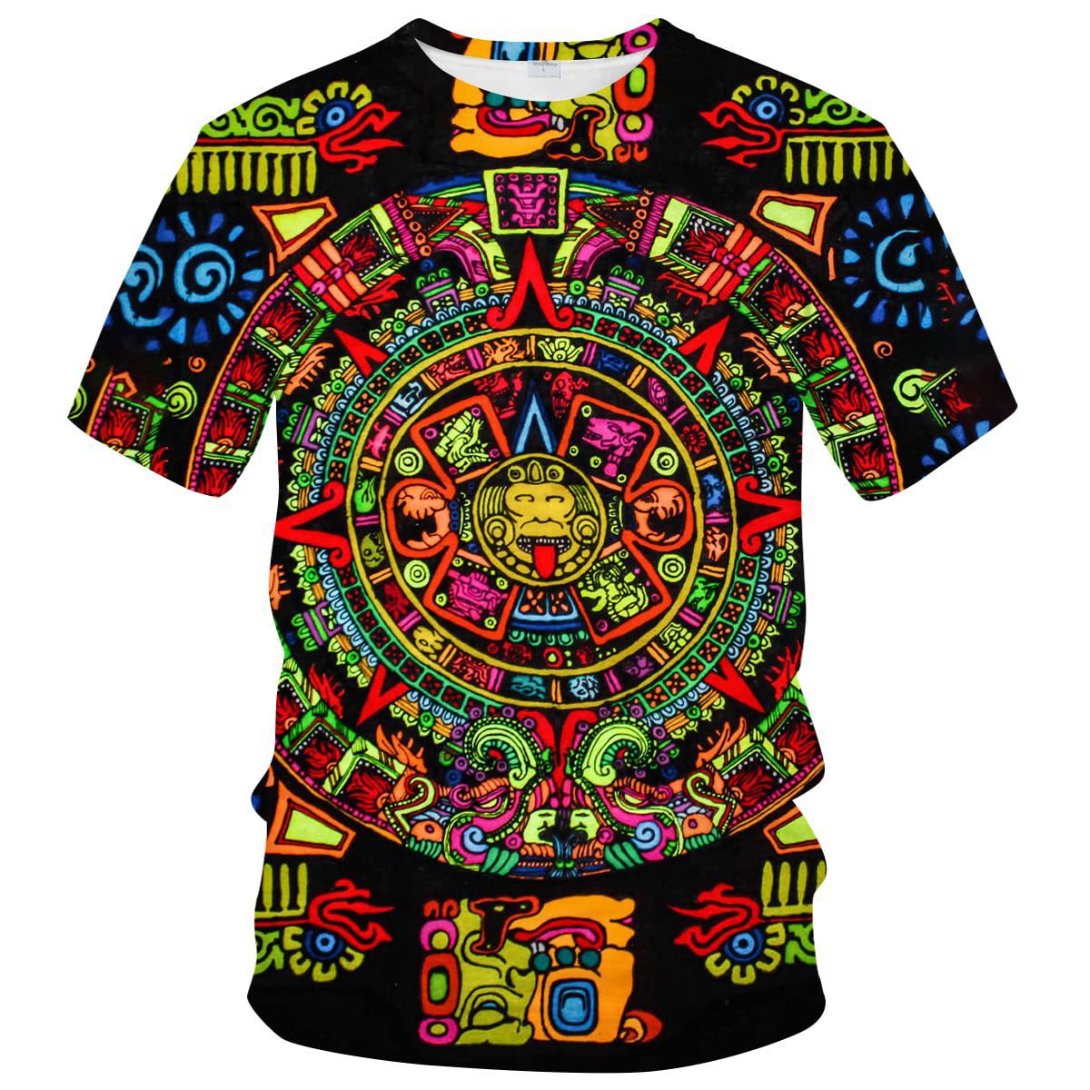 Men's Mexican Maya Short Sleeve
