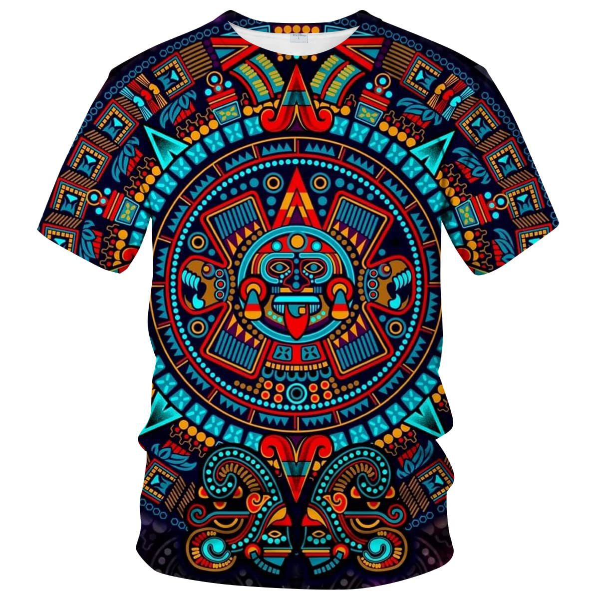 Men's Mexican Maya Short Sleeve