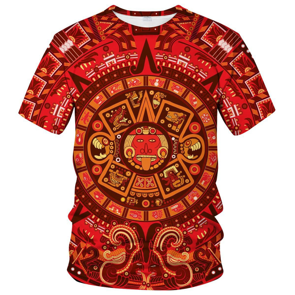 Men's Mexican Maya Short Sleeve
