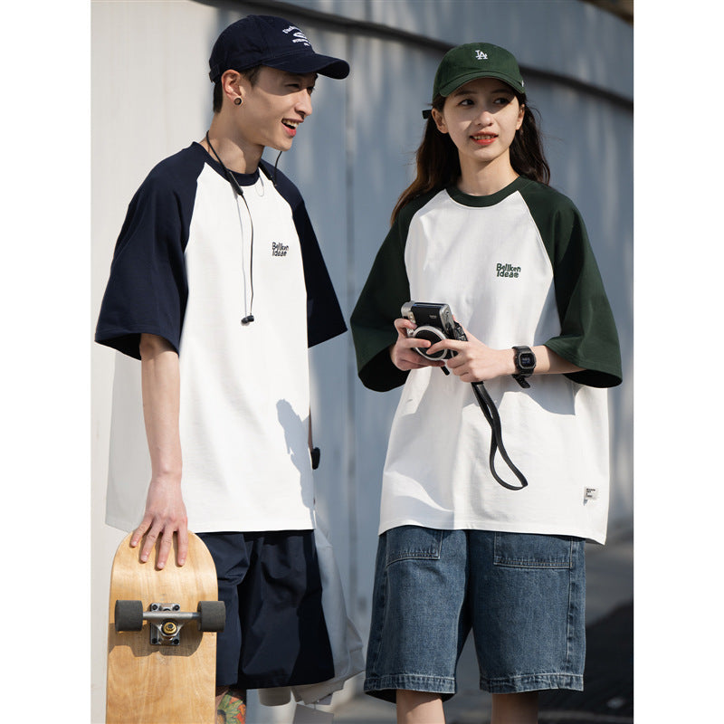 Men's Raglan Sleeve Bottoming Tee