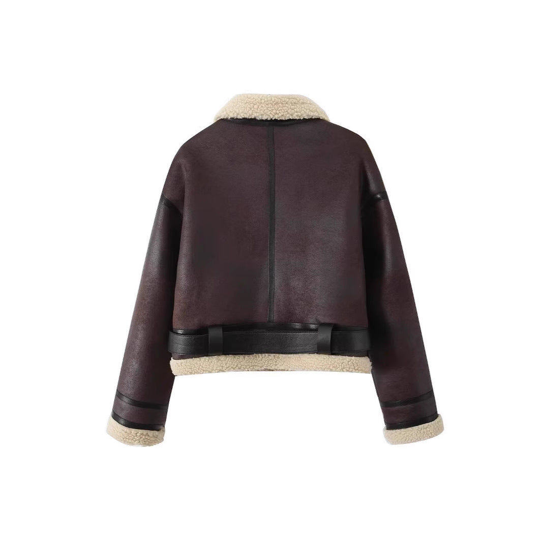 Thickened Faux Fur Short Jacket