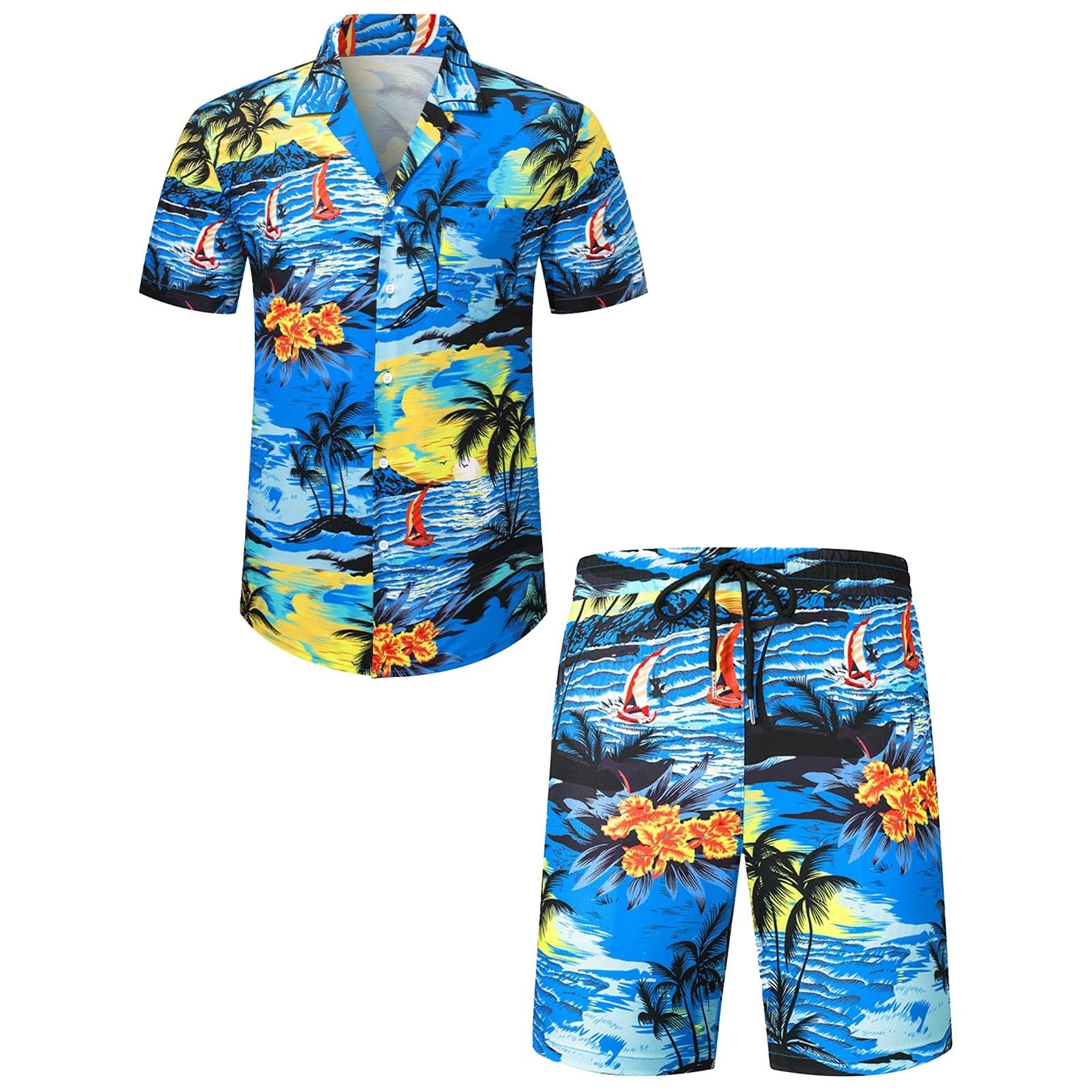 Summer Vibes Short Sleeve Suit