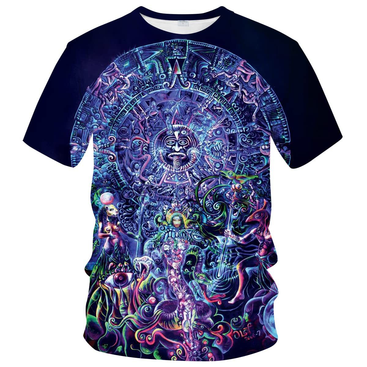 Men's Mexican Maya Short Sleeve