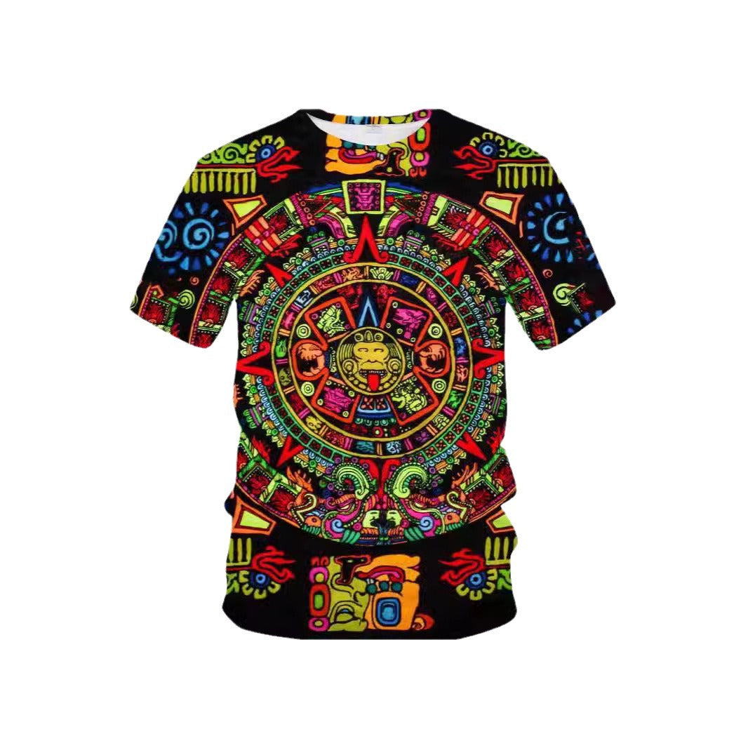 Men's Mexican Maya Short Sleeve