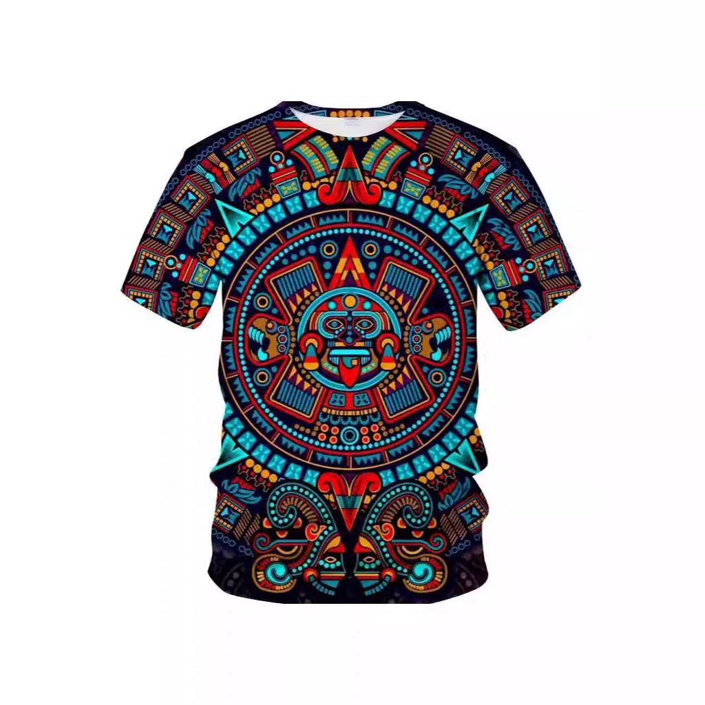 Men's Mexican Maya Short Sleeve