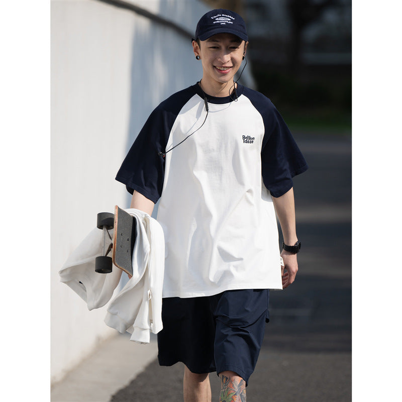 Men's Raglan Sleeve Bottoming Tee