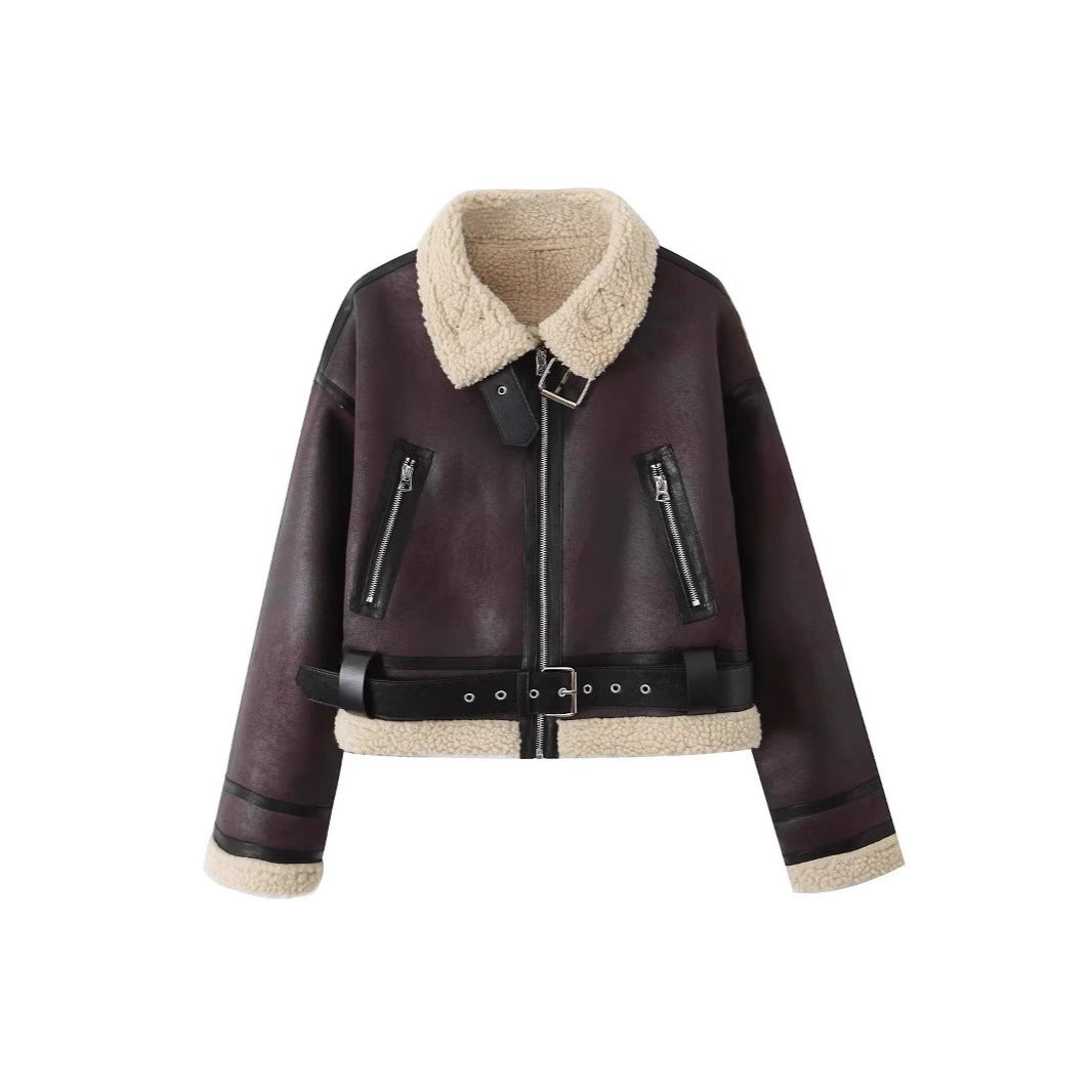 Thickened Faux Fur Short Jacket
