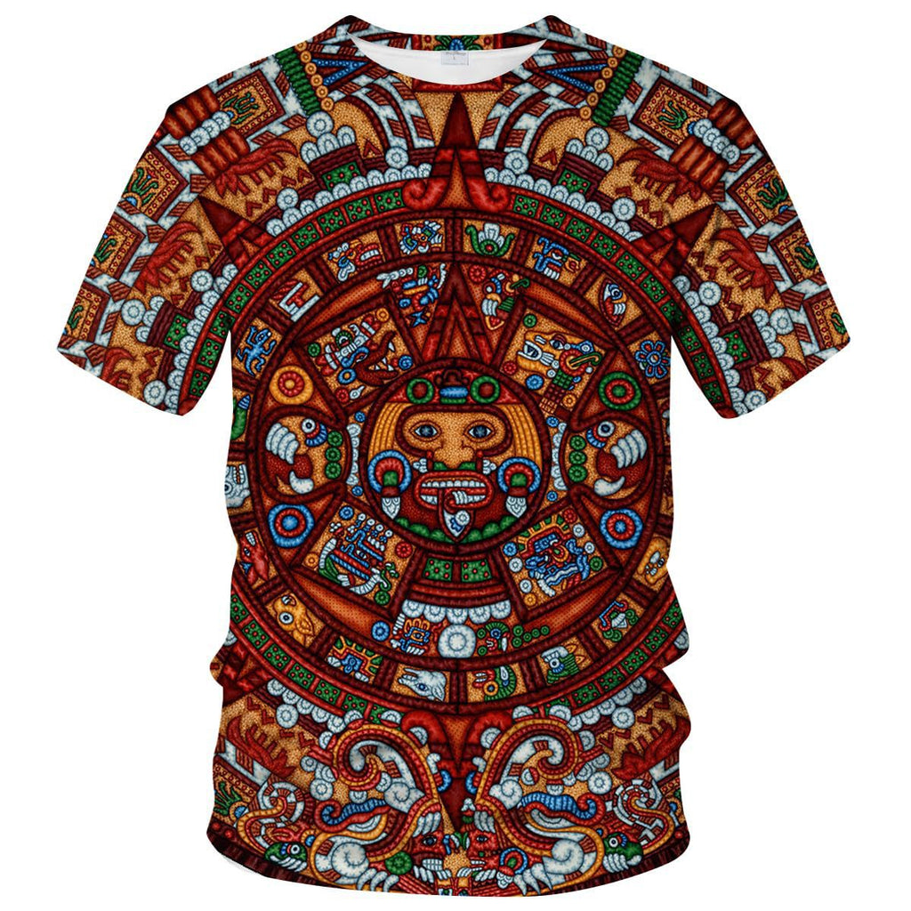 Men's Mexican Maya Short Sleeve
