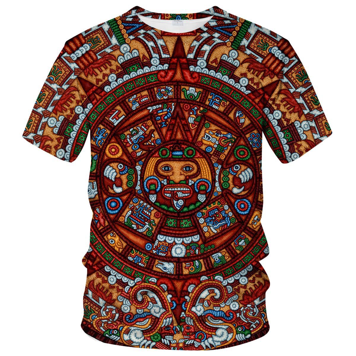 Men's Mexican Maya Short Sleeve