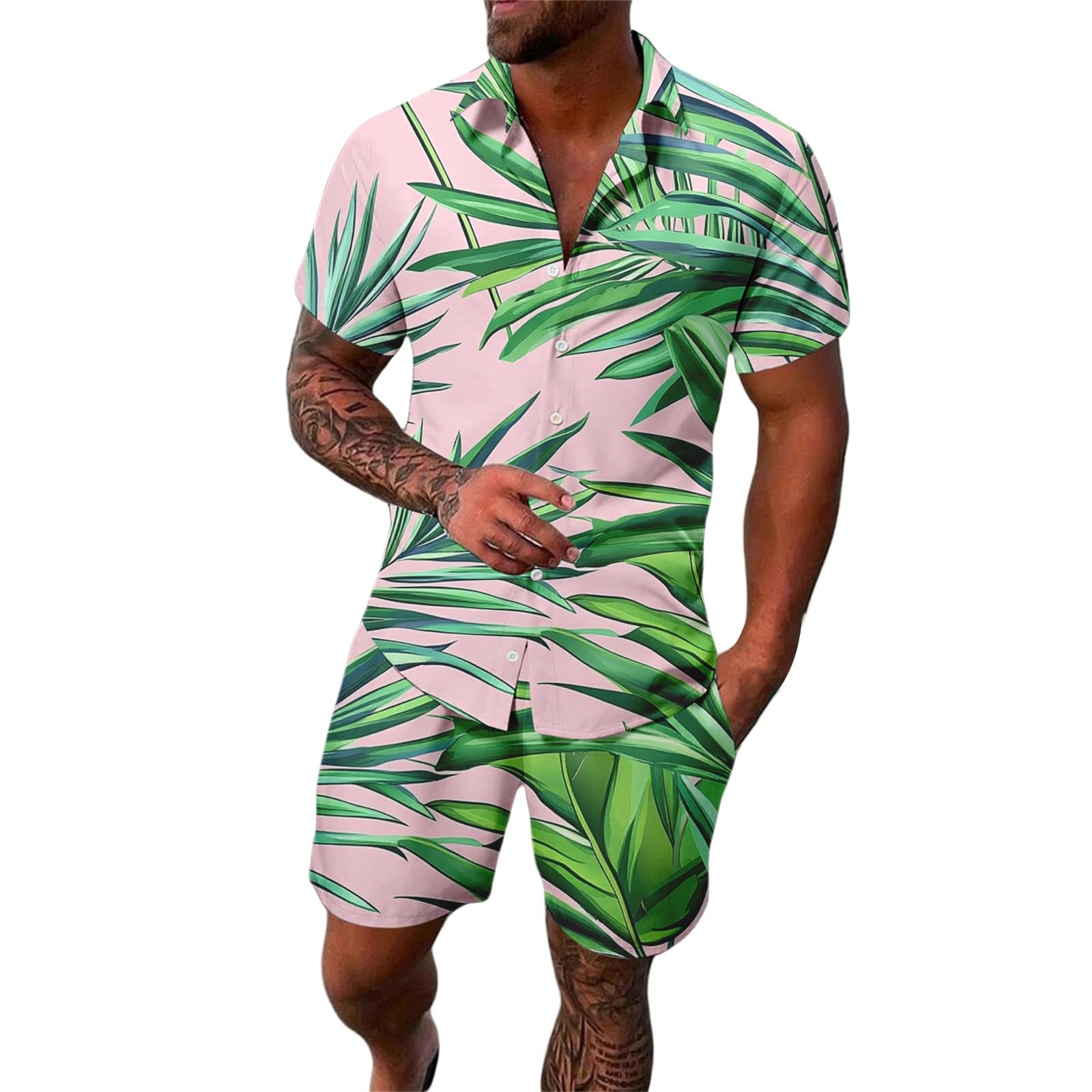 Summer Vibes Short Sleeve Suit