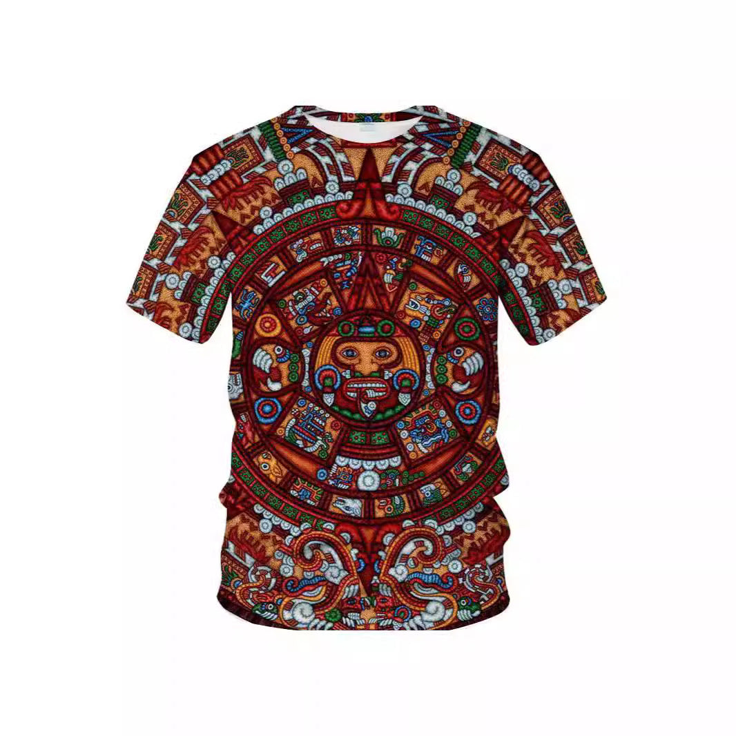 Men's Mexican Maya Short Sleeve