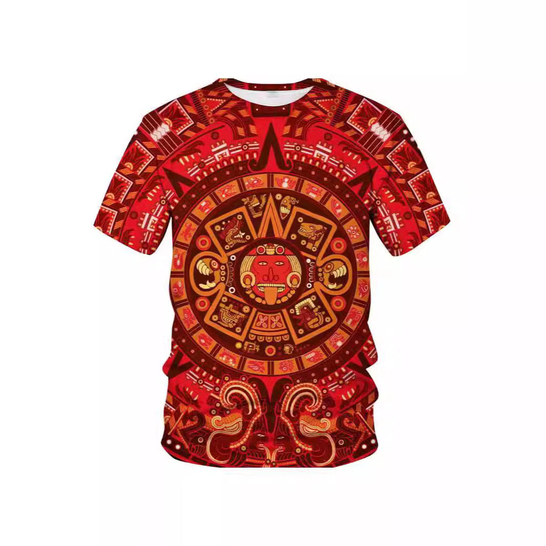 Men's Mexican Maya Short Sleeve