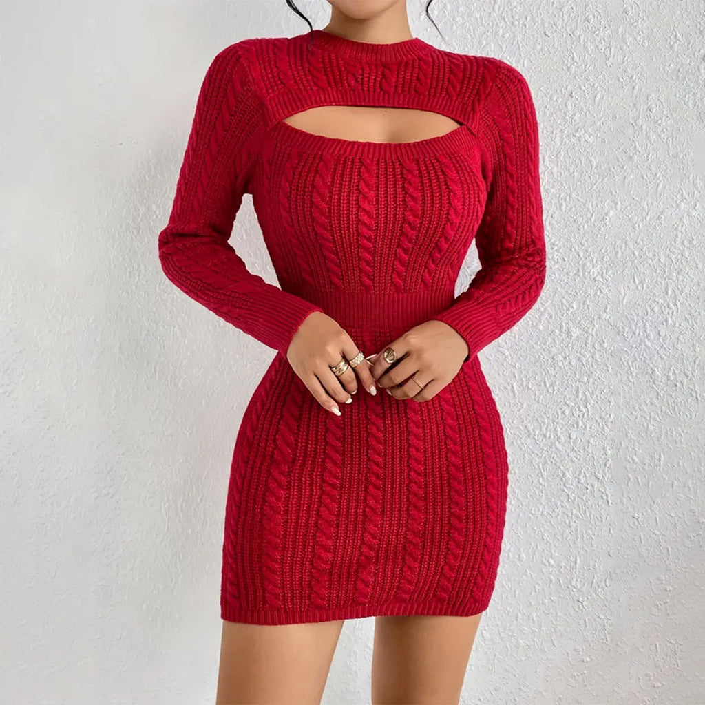 Twist Knit Pullover Sweater – Women’s Long Sleeve