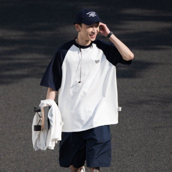 Men's Raglan Sleeve Bottoming Tee