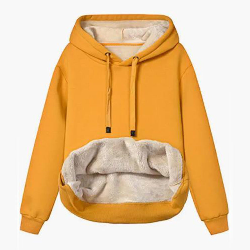 Winter Warm Lamb Fleece Hoodie