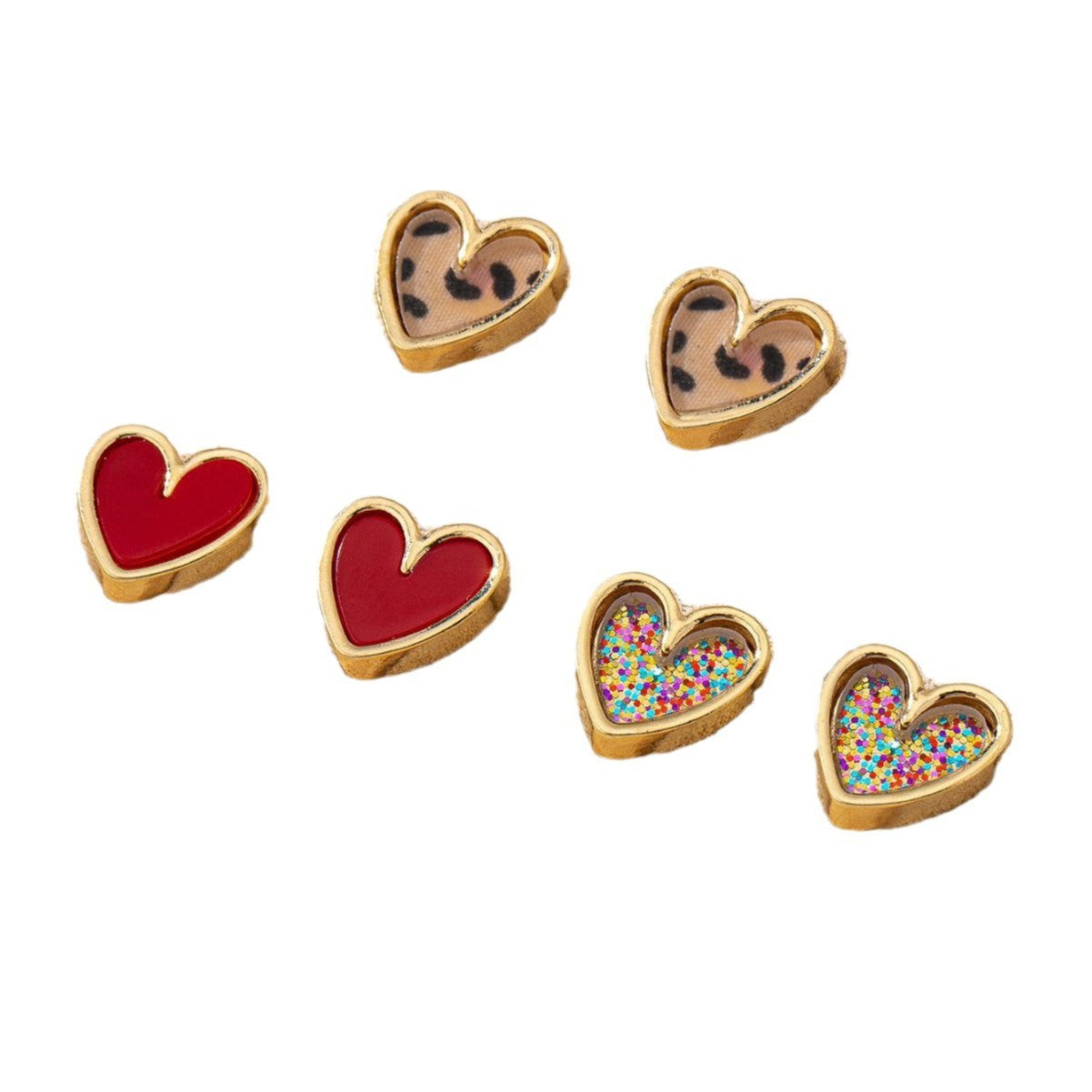 Heart Shape Earrings Set – Fashion OL Style